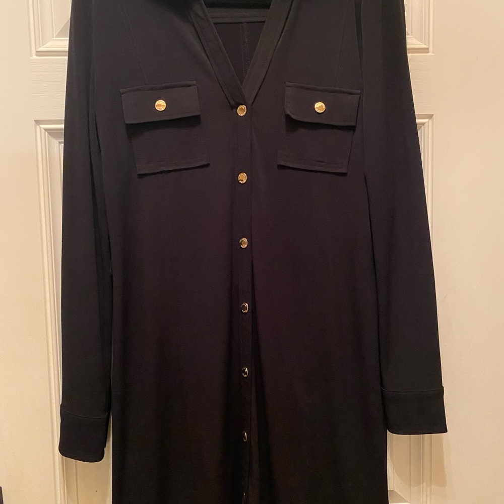 Michael Kors black dress with belt